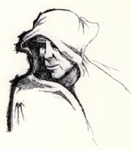 Hooded man